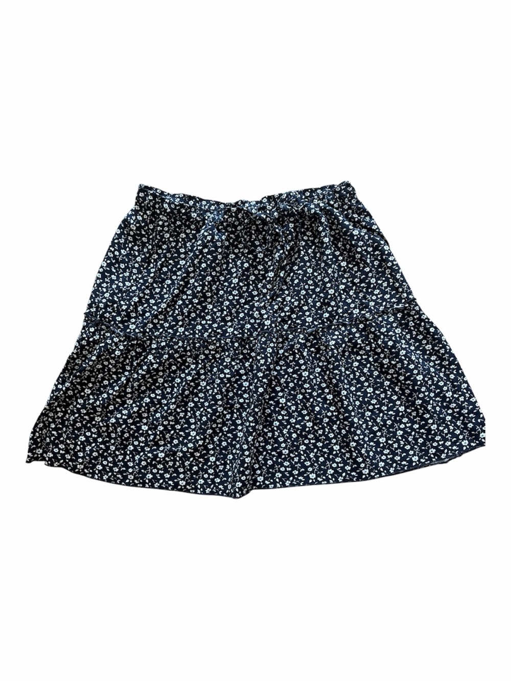 Brandy Melville Navy Floral Skirt
